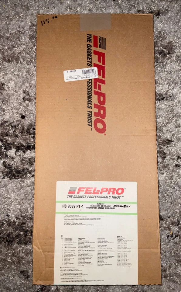 Juego de juntas de culata Fel-Pro HS9539PT1 para Ford Focus 2000-2004 Foto 1 de 1