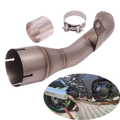 For Kawasaki Z1000SX Ninja1000SX 2020-2025 Delete Catalyst Exhaust Pipe Titanium - image 1 of 4