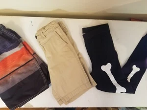 Boy's Lot M 8-10 Magellan Outdoor Shorts Quad7 Swim Trunks Bones Pj Pants Read - Picture 1 of 24