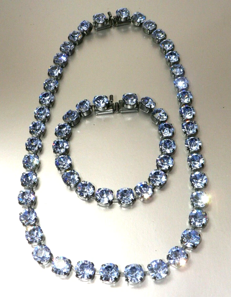 Bijoux SCOOTER Paris - Parure collier, bracelet - Strass Swarovski - Photo 1/3