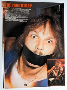 PÓSTER PINUP DE PÁGINA COMPLETA DE SCORPIONS / RUDOLF SCHENKER / PLANADORA DE NIGEL / REVISTA - Imagen 1 de 3