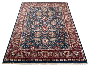 321 x 247cm Vintage Handmade Indian Carpet Amritsar Large Oriental Wool Rug - Picture 1 of 23