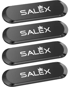 Flat Magnetic Phone Mounts 4 Pack. Black Cell Phone Holder for Car Dashboard,... - Picture 1 of 9