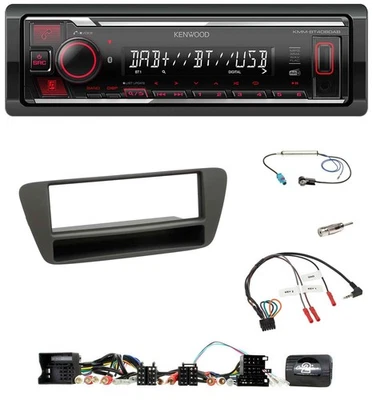Kenwood Lenkrad Bluetooth USB DAB Autoradio für Audi Q3 8U 2011-2018 - Bild 1 von 4