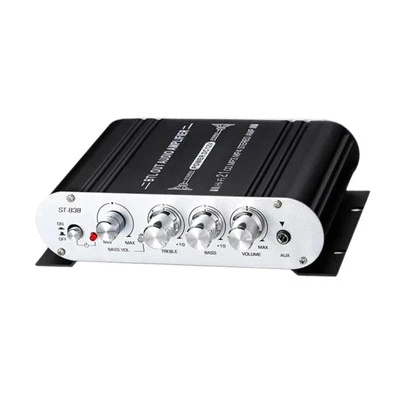 Audio Power Amplifier Audio Amp 12V Fashionable Stable 2.1 Channel Reliable - Image 1 of 4