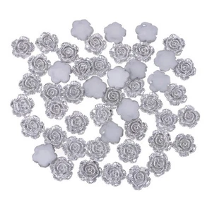 50 DIY Flower Embellishments /Wedding Crafts - Picture 1 of 6