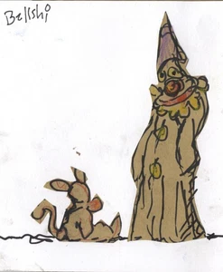 HANDSIGNIERTE, ORIGINAL RALPH BAKSHI DOODLES - Bild 1 von 1