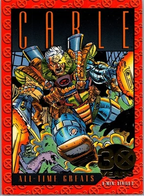 Marvel SkyBox X-MEN 1993: serie 2 lámina de oro G-1 tarjeta de cable LP Foto 1 de 2