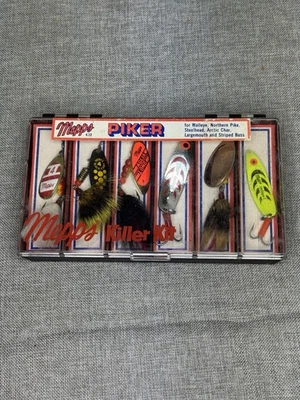 Mepps Killer Kit Señuelo de Pesca KIT DE MOTORISTA 6 Señuelos Caja de Aparejos de Pesca Foto 1 de 2