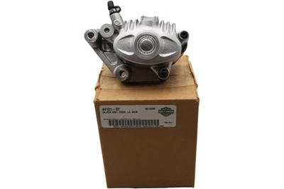44121-07 NEW OEM 2007-2009 HARLEY-DAVIDSON SPORTSTER LEFT FRONT BRAKE CALIPER - Image 1 of 4