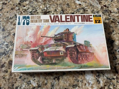Vintage Fujimi 1/76 British Infantry Tank Valentine Factory Sealed New In Box - Image 1 of 4