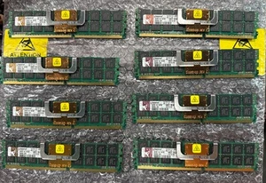 KINGSTON UW729-IFA-INTCOS 16GB 2RX4 PC2-4200F MEMORY MODULE 8X2GB LOT of 8 - Picture 1 of 3