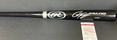 Gleyber Torres Tigers Yankees Signed Bat JSA WITNESS COA Black - Image 1 of 3