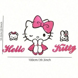 Adorable Hello Kitty wall decals brighten any child's room with fun and charm! - Picture 1 of 3