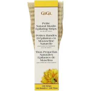 Tiras depiladoras de muselina natural GiGi, pequeñas 100 unidades - Imagen 1 de 3
