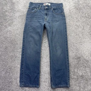 Levis 505 Jeans Youth 16 Size 28x28 Straight Leg Regular Fit Blue Denim Boys - Picture 1 of 11