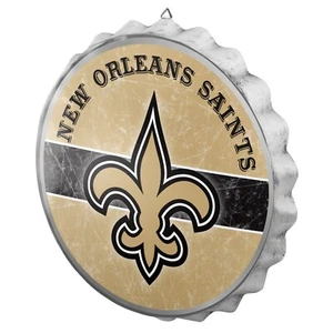 Letrero de tapa de botella en dificultades de los New Orleans Saints 12,5" FOCO - Imagen 1 de 1