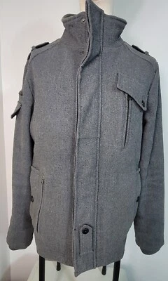 Projek Raw Men's Wool Jacket Size M Multiple Pockets Grey Yard Casual - Image 1 of 4