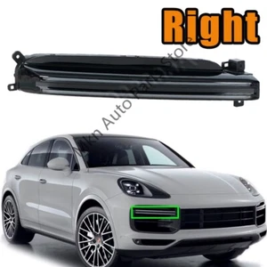 Right For Porsche Cayenne Turbo 9Y0 2018-2022 LED DRL Fog Light Running Light - Picture 1 of 11