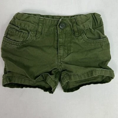 The Original Arizona Jean Co Baby Kids Shorts Girls Stretchy Green Size 2T #1969 - Image 1 of 4