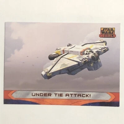 Star Wars Rebels Trading Card  #52 Under Tie Attacks - Image 1 of 2
