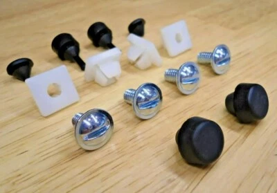 OLD SCHOOL LICENSE PLATE KIT! FOR CLASSIC VEHICLES - CAR TRUCK WAGON ETC (14pcs) - Image 1 of 4