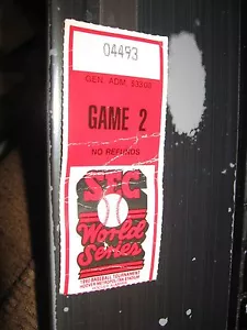 LSU SEC 1990 torneo de béisbol NCAA juego de boletos 2 hoover al - Imagen 1 de 2