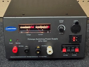 AMERITRON Jetstream SPS-75MV 75 Amp Switching Power Supply BIN $195.95 SHIPPED - Zdjęcie 1 z 12