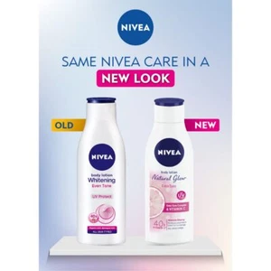 NIVEA Body Lotion Natural Glow Even Tone UV Protect & 40x Vitamin C Unisex FShip - Picture 1 of 16