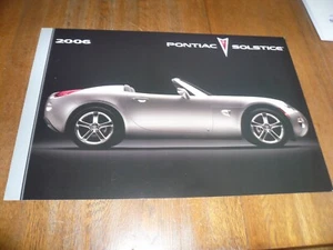 2006 Pontiac Solstice Dealer Showroom Color Poster - Vintage - Picture 1 of 1