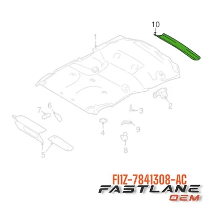 Lincoln Navigator 2015-2017 moldura trasera techo apertura nuevo OEM FL1Z-7841308-AC Foto 1 de 4