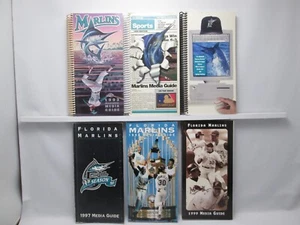 Florida Marlins Media Guides 1993-94, 1996-99 (Lot of 6) Inaugural Season - Picture 1 of 10