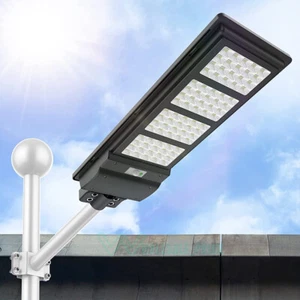 9900000000LM Luz Led Solar Lampara Exterior Luces Focos Solares De Calle Sensor - Picture 1 of 17