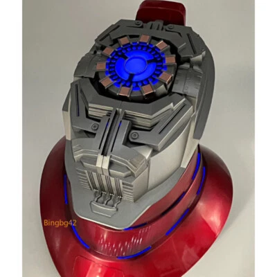 Iron Man MK5 Helmet Wearable Voice Control Mask Base Display Bluetooth Stand US - Imagem 1 de 4