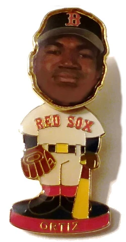 Boston Red Sox Pins RARE David Ortiz Pin Bobble Head Collector Player MLB Pin Cover