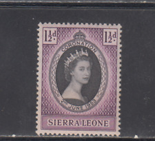 SIERRA LEONE :  1953 CORONATION-ELIZABETH II-MNH -  SCOTT # 194