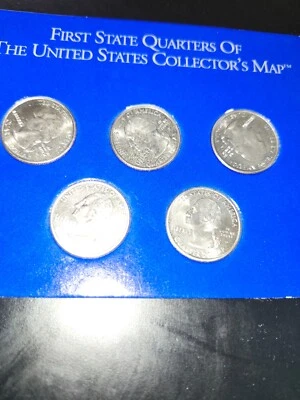 1999-2000 First State Quarters of the US Collector's  MD , GA, CT, MA, SC - Image 1 of 2