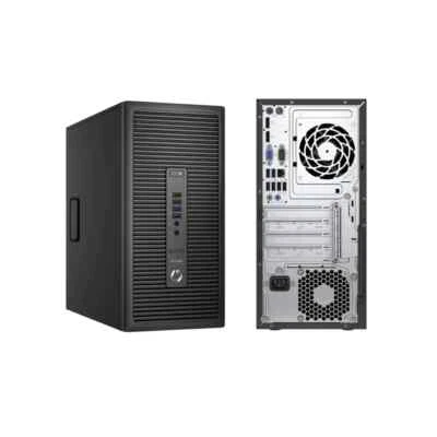 Refurbished HP ProDesk 600 G2 Tower i3-6100 3.7GHz 8GB 240GB SSD Windows 10 Pro - Image 1 of 2