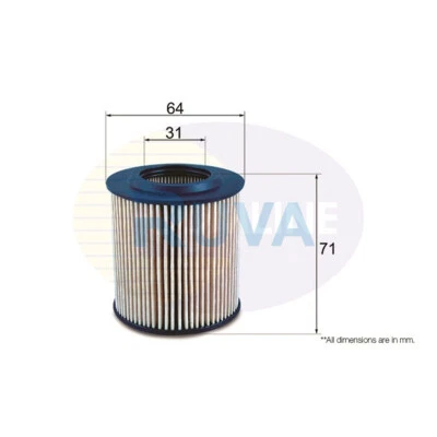 Fits Ford Ranger 2011- Mazda BT-50 2012- 2.0 D 2.2 dCi 3.2 Ruva Oil Filter - Image 1 of 2