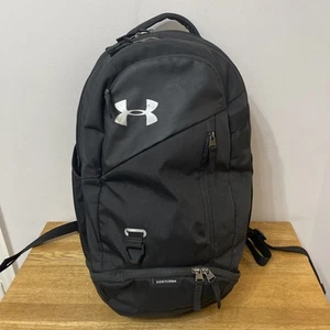 Under Armour Hustle 4.0 Backpack, Black/Silver backpack/ rucksack - Picture 1 of 12