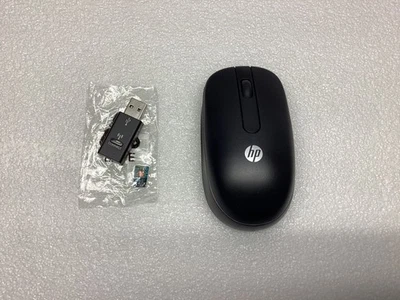 HP 2.4Ghz Wireless Mouse and Receiver Model Murffyul Laser Sensor PN# 674317-001 - Image 1 of 4