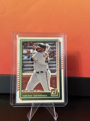 Panini Donruss Pablo Sandoval 2025 prueba de artista SSP/25 Gigantes de San Francisco Foto 1 de 2