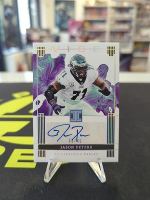 Panini Impeccable Jason Peters Vibe Signatures 2025/49 Philadelphia Eagles Foto 1 de 2