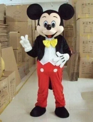 Lo último Mickey Mouse Mascota Disfraz Adulto Talla Fiesta Vestido Traje Halloween Navidad Foto 1 de 4