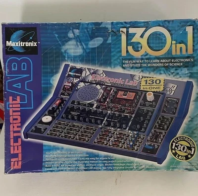 Maxitronix Electronic Lab 130 in 1 Project Kit Science STEM - Image 1 of 4