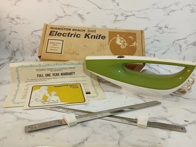 Cuchillo Eléctrico Hamilton Beach Scovill De Colección Con Caja y Manual Modelo 275W Foto 1 de 4