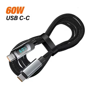 Fast Charging Cable Ultra Plus 60w USBC Type C For Iphone 17 Samsung Xiaomi Oppo - Picture 1 of 7