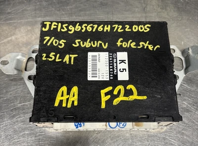 Subaru Forester 2006 2,5 motor automático computadora ECU ECM PCM módulo de control Foto 1 de 4