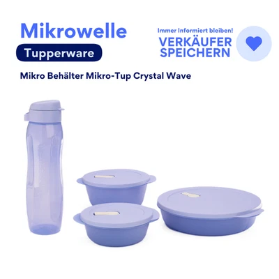 Tupperware Mikrowelle Behälter Micro Tup Varianten CrystalWave 1,4L 1,3L 560ml - Bild 1 von 4