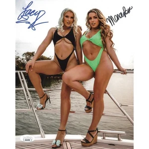 JSA Autographed Mandy Sacs & Lacey Evans 8x10 Promo - Hand Signed Wrestling 2 - Picture 1 of 1